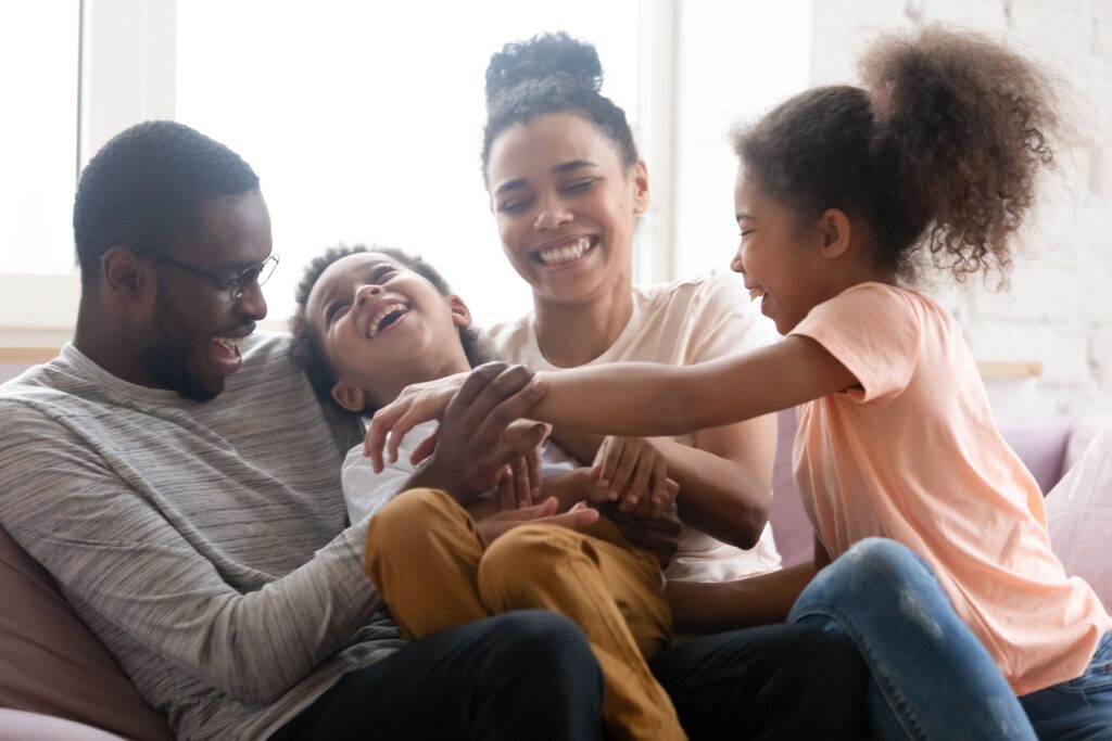 Family Playing